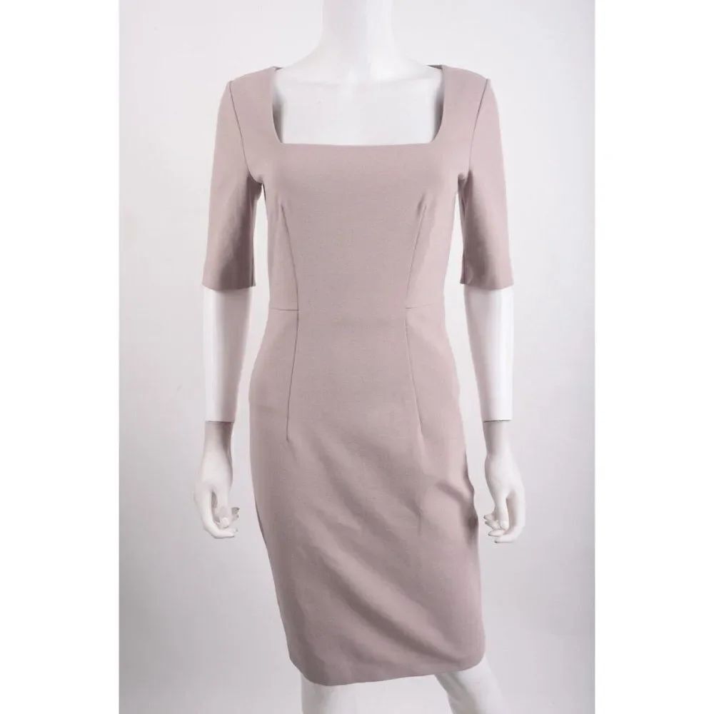 Les Copains Womens Sheath Dress IT 40 US 4 Pastel Purple Stretch NWT